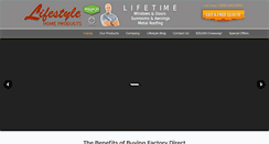 Desktop Screenshot of lifestylesunrooms.com